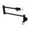 Kingston Brass KS4100PX Metropolitan Wall Mount Pot Filler, Matte Black KS4100PX - alternate 1
